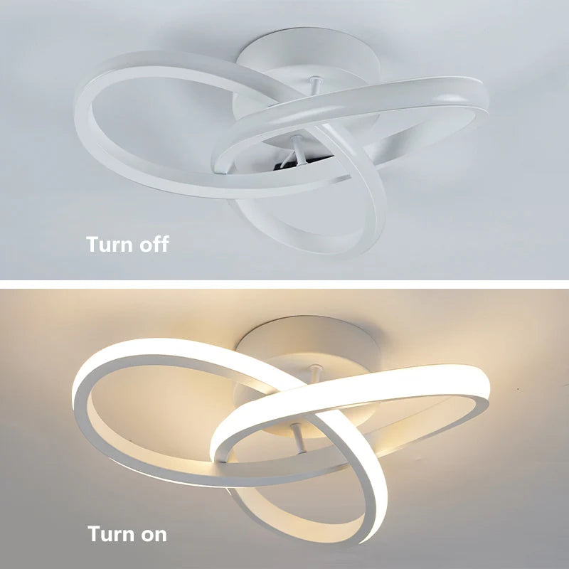 Reloura Orbit Halo LED Ceiling Light – Modern Flush Mount Ring Fixture